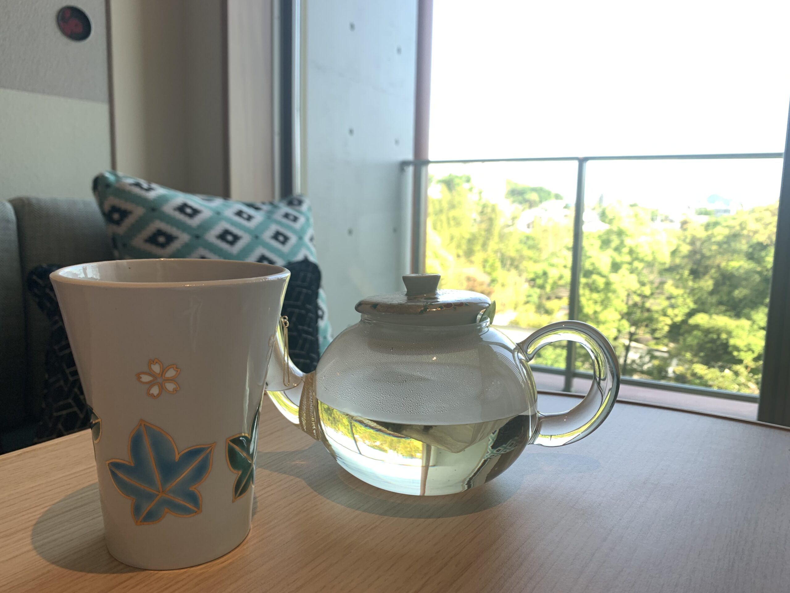 ホテルインディゴ犬山　客室　お茶セット　緑茶