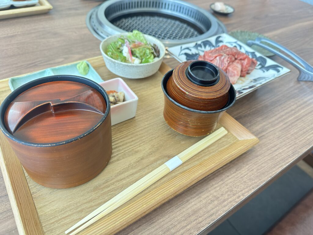 しゃぶしゃぶと焼肉わにくミッドランドスクエア4階 わにくもりランチ