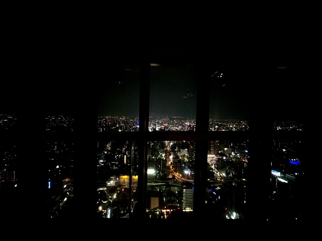 ミッドランドスクエア スカイプロムナード 夜景