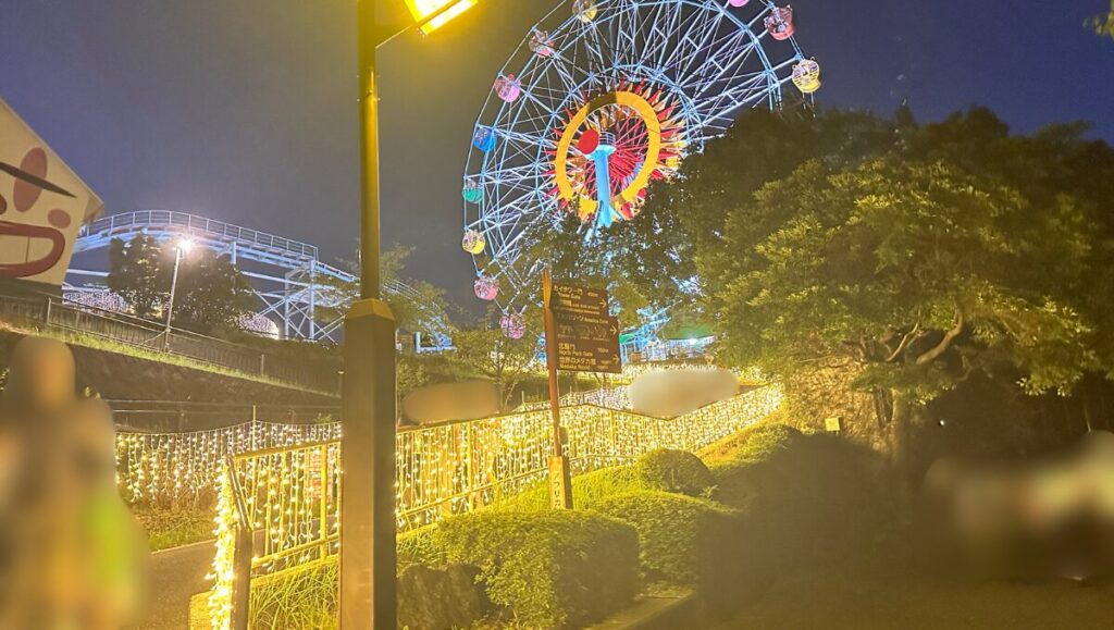 東山動物園　ナイトズー　　観覧車　イルミネーション